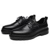 Men's Cross-Border Casual & Formal Brogue Leather Shoes - Trendy Carved Lace-up Wedding & Business Style