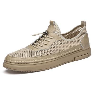 Sommer Herren Mesh Atmungsaktive Freizeit-Laufschuhe Bequeme Herren Outdoor Wanderschuhe Vielseitige Fahrschuhe für Herren