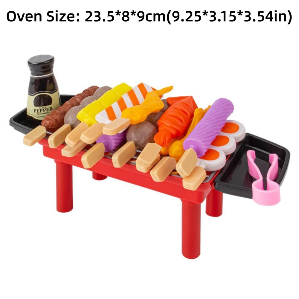 Cosplay Kids Barbecue Food Toy Multi-set Simulation Food Toy Set for Kids Toddlers
