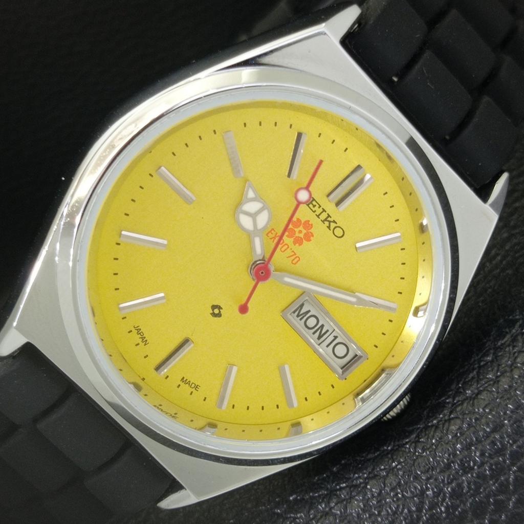 

VINTAGE REFURBISHED SEIKO EXPO 70 AUTOMATIC 6309A JAPAN MENS WATCH a441786-1 Sk-a441786