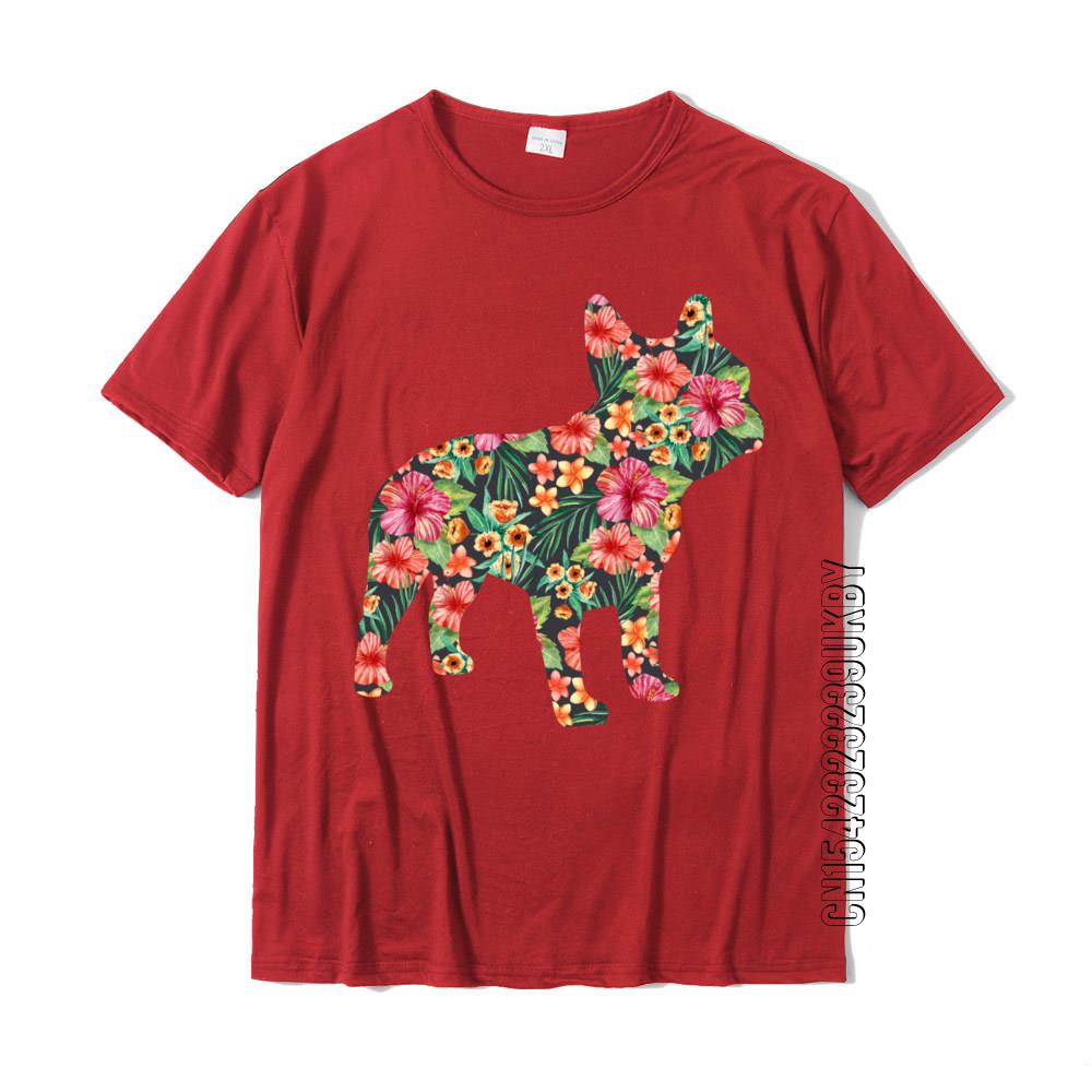 Французский бульдог Цветок Смешной Силуэт собаки Цветочный Подарок Женская толстовка Безумные летние топы Футболка Новейшие Хлопковые Мужские футболки S