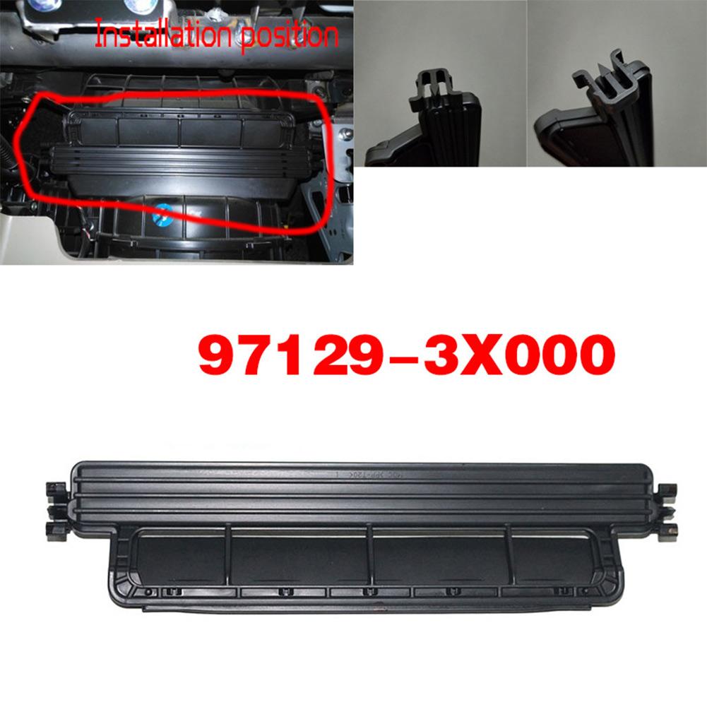 Air Filter Cover Black ABS In cabin Air Filter Door for 14 18 For Kia Forte & Forte Koup Part Number 97129 3X000