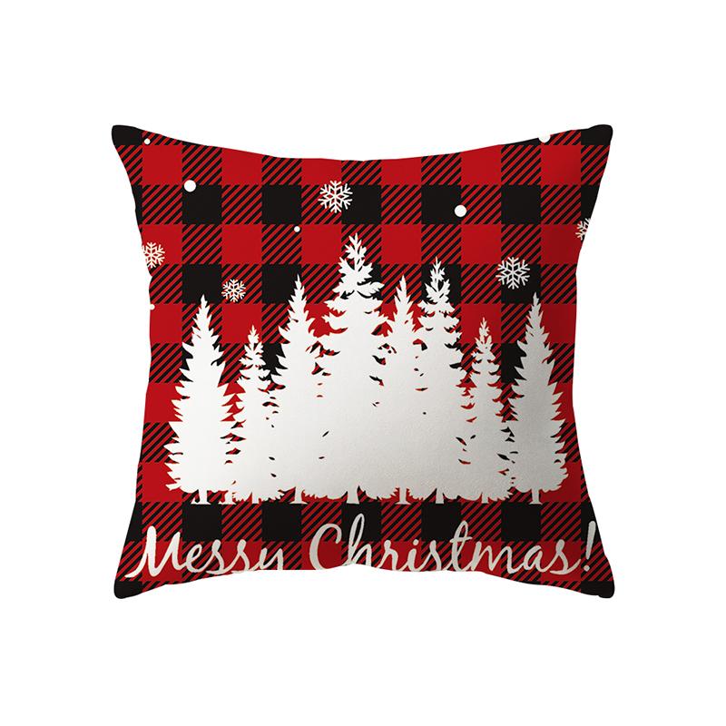 Vánoční dekorace Vánoční motiv Vzor potisku Povlak na polštář Domácí Obývací pokoj Dekorace na pohovku Povlak na polštář