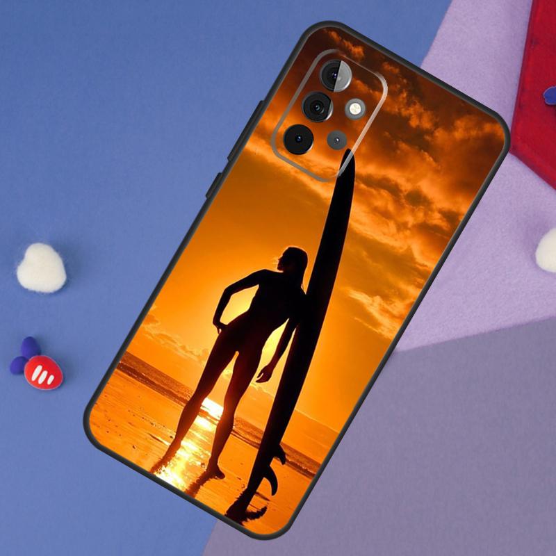 Surfer Surf Hang Loose Shak Case For Samsung Galaxy A13 A16 A26 A36 A56 A06 A55 A35 A15 A54 A34 A14 A53 A12 A22 A32 A52