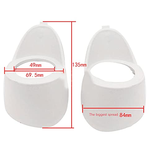 2Pcs 2.5 Inch Car Audio A Pillar Tweeter Bracket Car Two-way Frequency Reversal Mold Bracket Tweeter Base