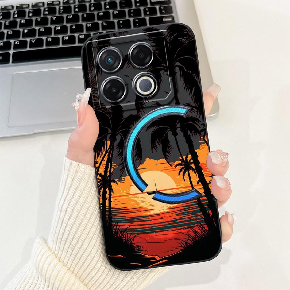 Per Infinix GT 20 Pro 2024 Custodia X6871 Cover Antiurto Fantasia alla Moda Morbido Silicone Opaco Custodia per Telefono Per Infinix GT20 Pro Coque