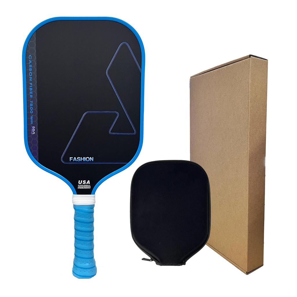 Thermally Pressed T700 Carbon Fiber Pickleball Racket Set Matte Finish 230g 42cm Length 16mm Thickness Professional Equipment