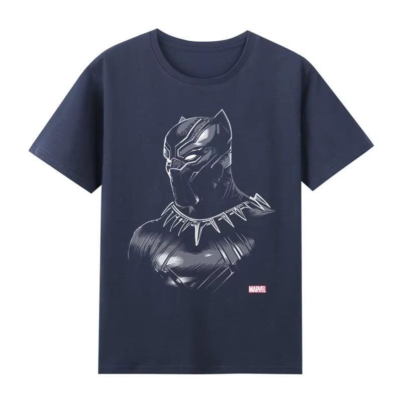 Black Panther Print Tshirt 2026 Summer New Design LooseFitting Casual Trendy ShortSleeved Shirt