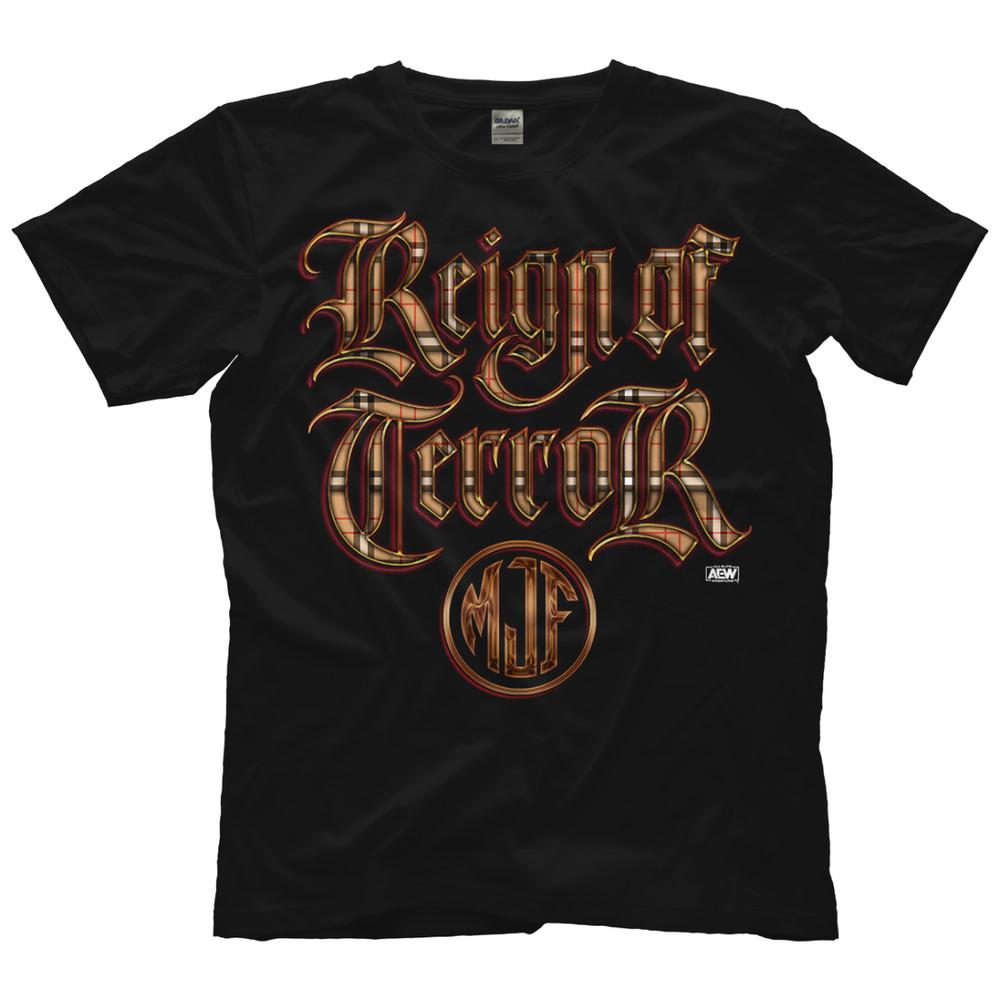 MJF  Reign of Terror AEW Official TShirt Unisex T-Shirt L