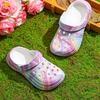 Kids Slip-On Clogs Mules Breathable Waterproof EVA Garden Shoes Beach Everyday Wear Decorative Chain 168