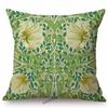Klassisk Morris Blomster Blomstermønster Pimpernel Rød Gul Rosa Blå Hjem Dekorativ Kunst Sofa Putetrekk Lin Putetrekk