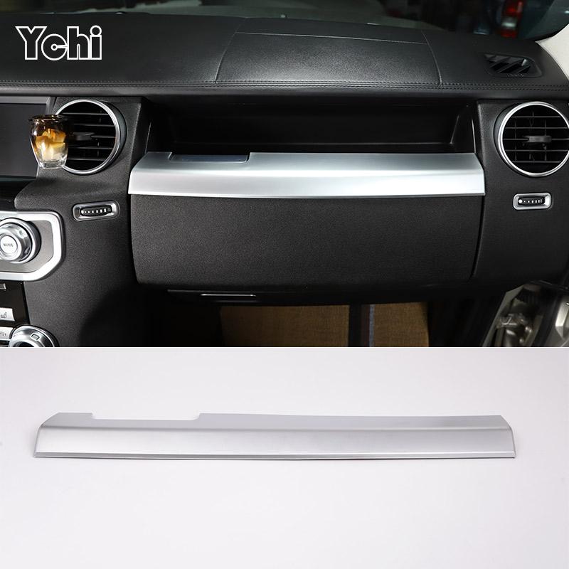 Car Glove storage box Cover Trim Co-pilot Storage Compartment Panel Stickers For LandRover Discovery 4 LR4 2010-2016 Accessories