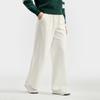 Fila Tennis Simple Classic Retro Comfortable Loose Knit Sports Pants Women Bottoms A11W543604F-WT