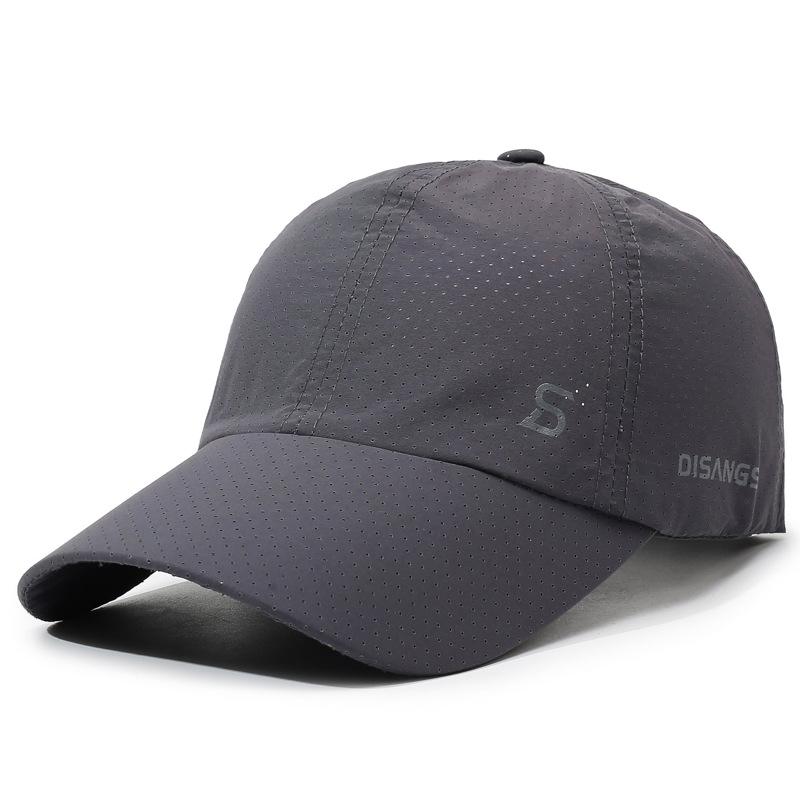 New quick-drying perforated baseball cap sunscreen breathable fashion running sports cap outdoor fishing visor hat