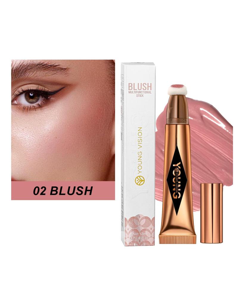 YOUNG VISION Toning Blush Highlight Stick Flüssiges Rouge spendet Feuchtigkeit mit Wasserfestigkeit