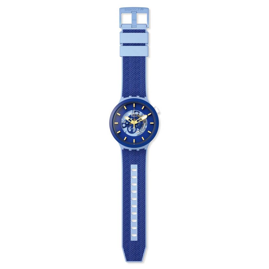 Swatch Bouncing Blue The January Collection SB05N105 Blue Watch,