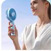 Kingdee Handheld Mini Fan, Small Desktop Electric Fan, Dorm Fan, Mini Outdoor Desk Office Powerful Rechargeable High-Power Small Fan, Blue