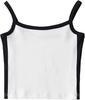 2025 Spring Women's Color Block Slimming Backless Tank Top