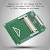 1.8‑inch 50‑Pin Compact Flash CF Memory Card to ZIF CE Adapter SSD HDD Adapter Card