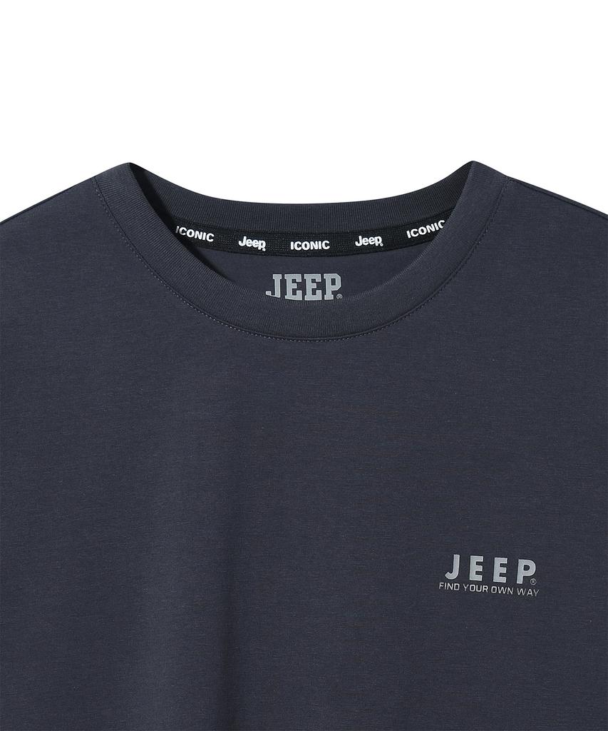 JEEP [2Pack] 190G Single Airgram Muscle Fit Short Sleeve T-Shirt (Jq5Tsu152Bk)