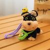 Bee Dog Cute Bag Pendant Plush Doll Keychain Card Bag Premium Pendant Gifts