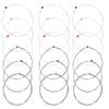 18Pcs Electric Guitar Strings Nickel Alloy Ball End Wound Regular Light for Guitarist