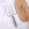 Meat Ham Roaster Stainless Steel Chicken Carving Fork Lifter Turkey Fork Barbecue Tool
