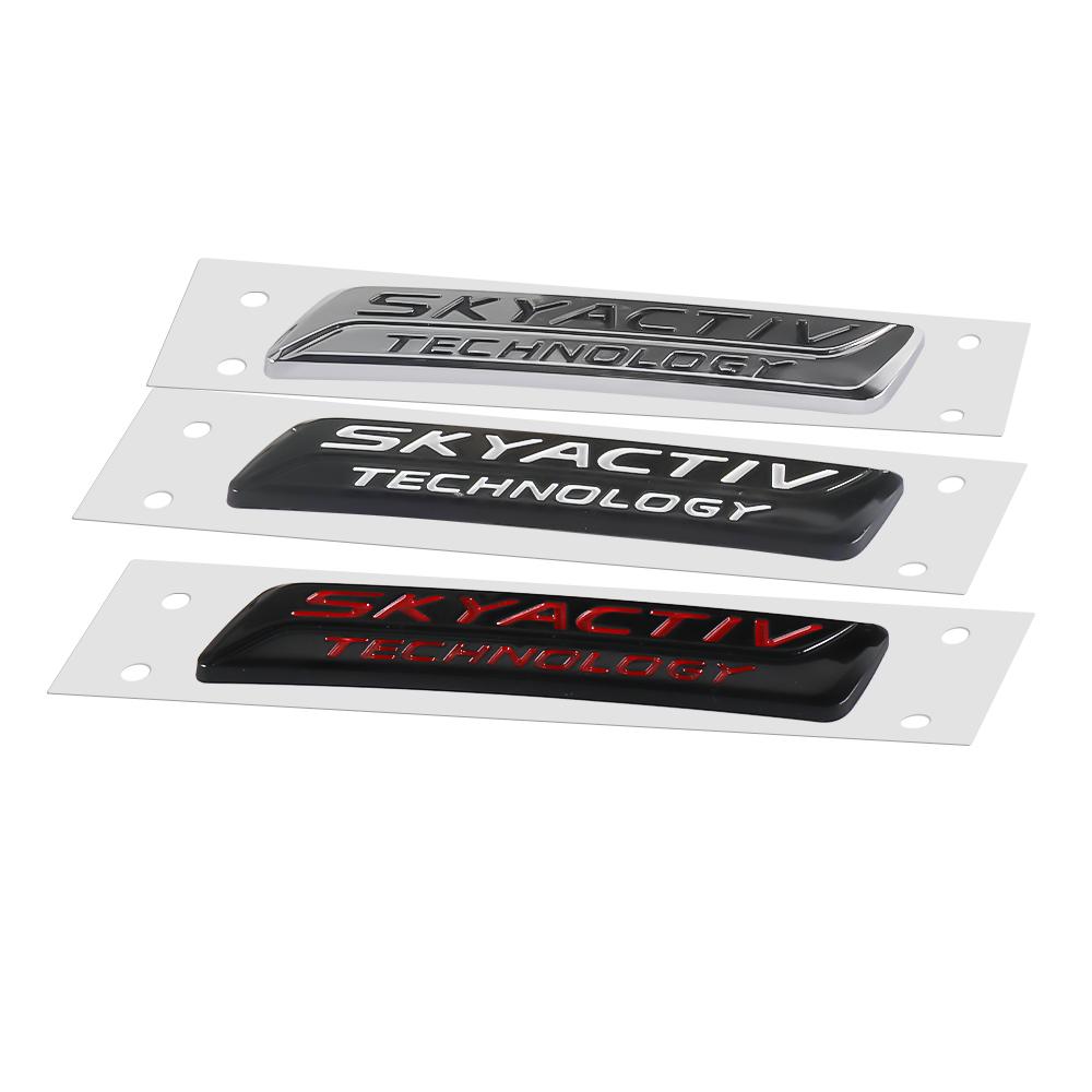 3D Chrome Emblem Car Fender Badge Adhesive Sticker Label For Mazda Axela Atenza CX-3 CX-5 CX-8 3 2 CX-9 RX7 RX8 CX-4 323 M3 GJI h6