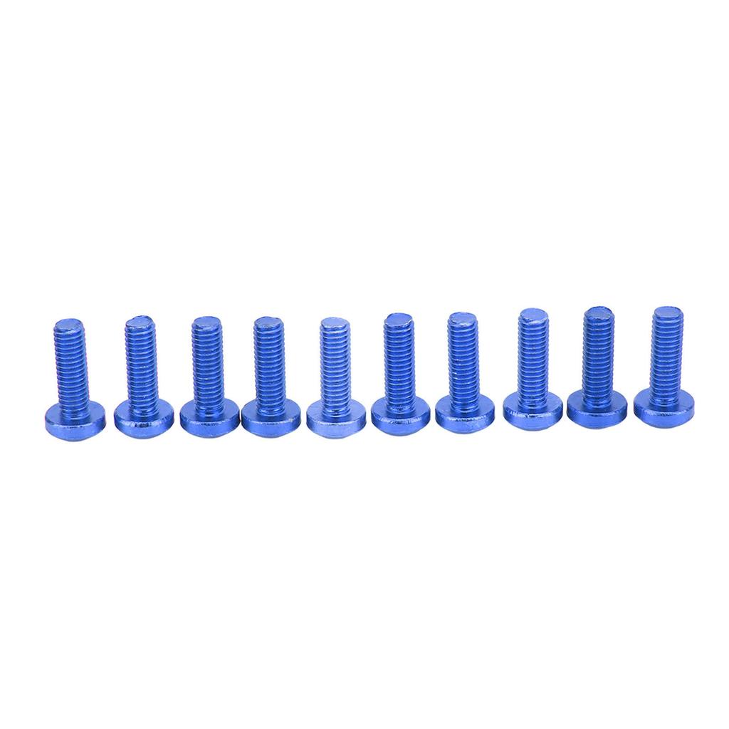 M5 Motorcycle S Nuts Gaskets Set Aluminum Alloy Rubber Replacement for