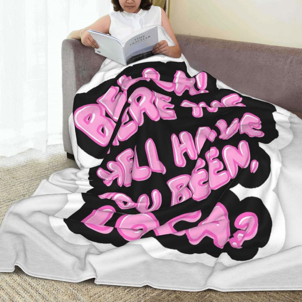 Bella Where The Hell Have You Been Loca Twilight Blanket Flannel Sofa Throw Blanket Lightweight for Travel Throws Bedspread