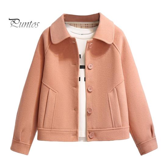 

Женское шерстяное пальто осень-зима с боковыми карманами, однобортное, с капюшоном, свободное, в клетку, средней длины, плотное, сохраняющее тепло, пальто для поездок на работу, свиданий, путешествий L розовый