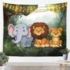 Christmas Nutcracker Tapestry for Bedroom Aesthetic Botanica Garden Wall Tapestry Aesthetic  Soldier Royal Guarder Tapestries
