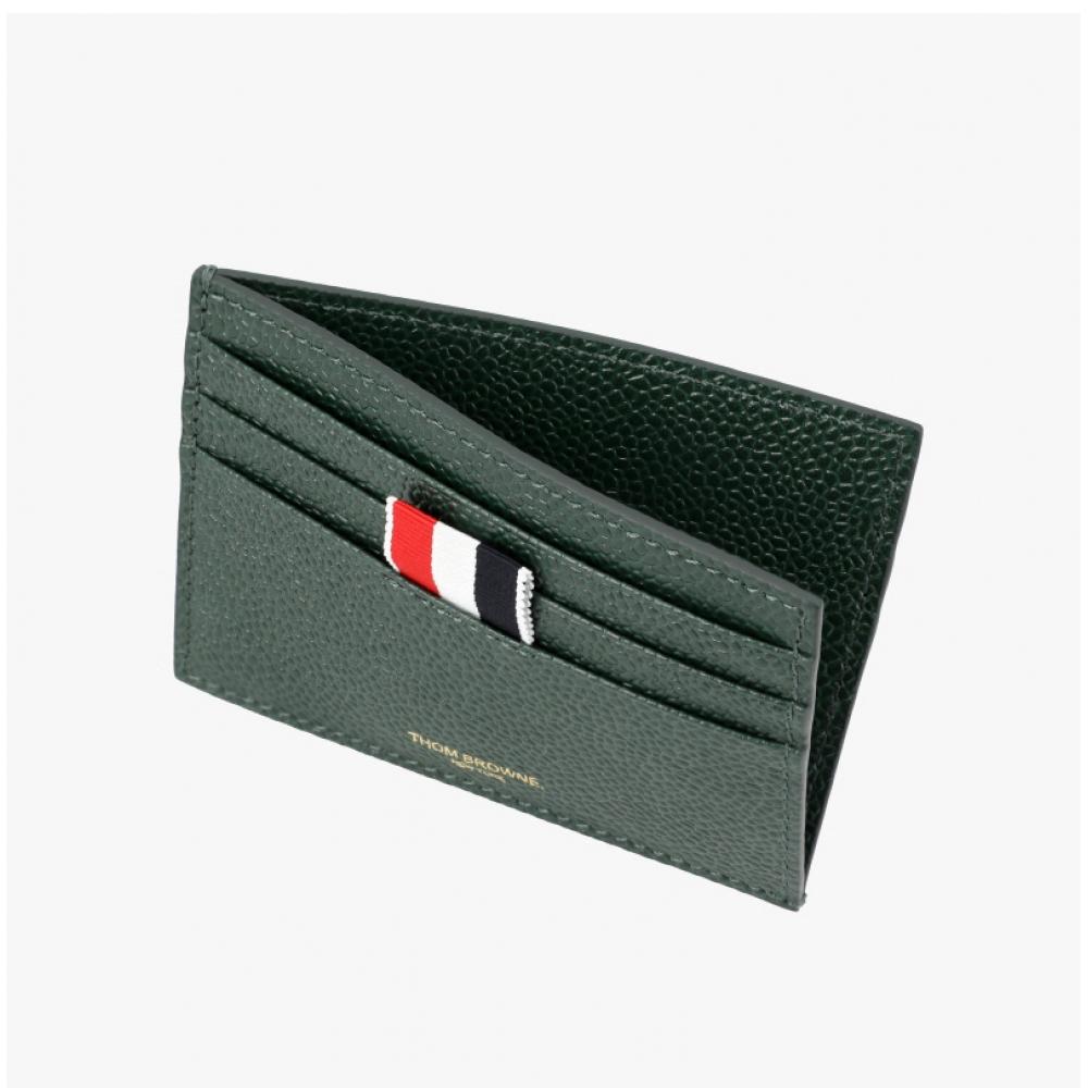 Tom Brown Maw031l 00198 310 Pebble Grain Three Line Tab Card Holder