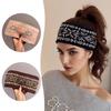 1 Stück Accessoire Farbblock-Stirnband Stilvoll Block Warm Strick Breiter Rand Haar Gestreift Gestrickt