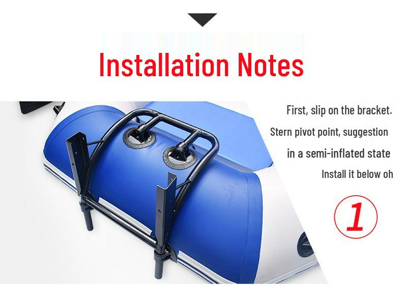 Barcă pneumatică model B: Barcă cu plasă cu suport pentru oglindă și suport pentru motor exterior