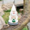 White Beard Garden Gnome Interesting Resin Dwarf Statues Outdoor Patio Lawn Yard Decoration Spring