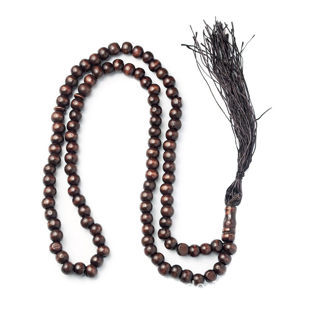 Islamic 8mm 33 Bead Hand-Held Prayer Tasbih Beads - Muslim Hui Worship Jewelry.