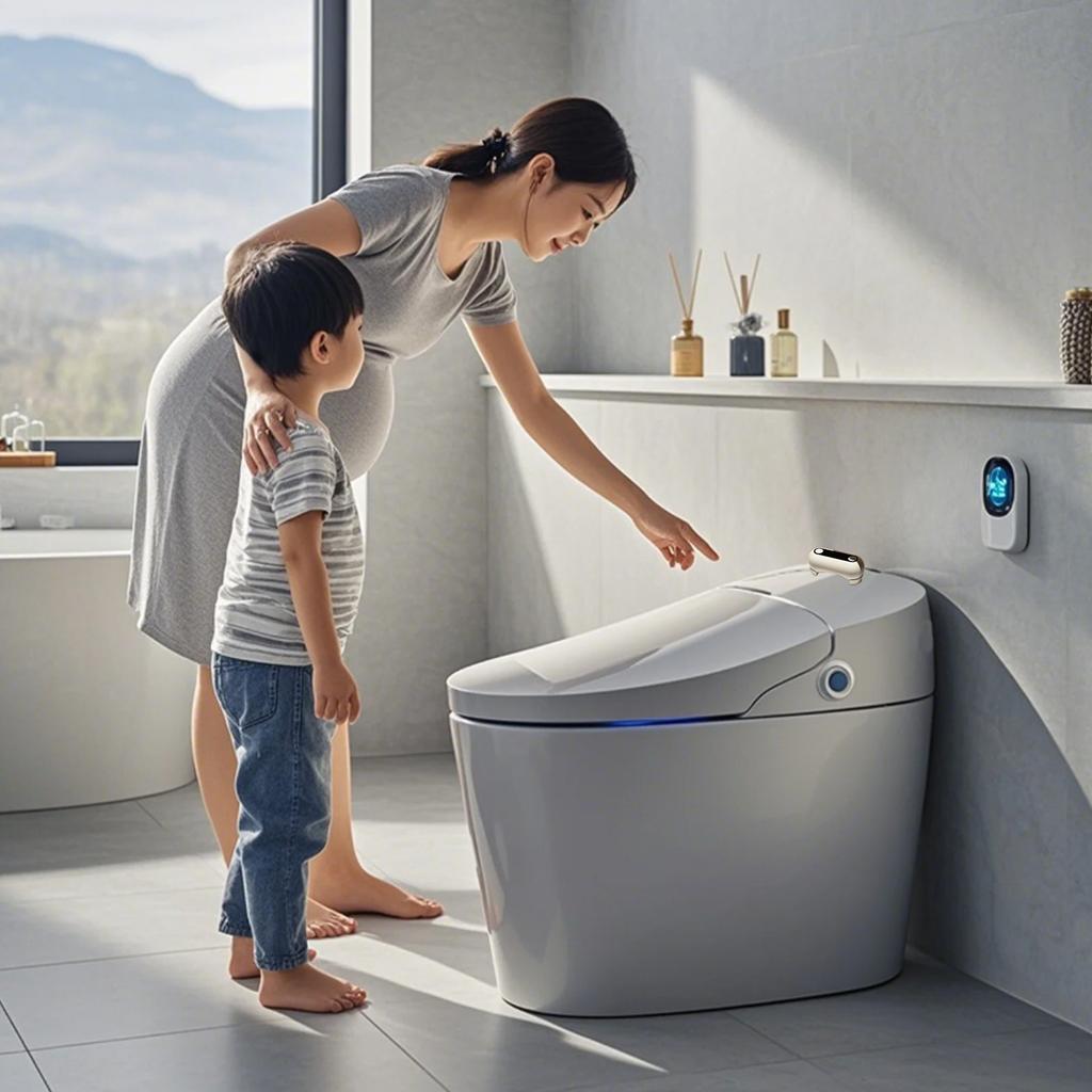 Infrared Motion Sensor Toilet Flusher Touchless Design for Enhanced Hygiene
