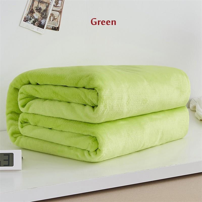 Weiche Decke Einfarbig Fleece Bett Werfen Handtuch Bettwäsche Blatt Für Erwachsene Hause Schlafzimmer Sofa Reise Büro Nickerchen Decken