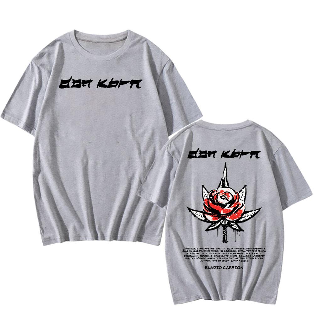 Men Tees 2025 Album DON KBRN Tshirts Singer Eladio Carrión Printing T-shirt Summer Round Neck T Shirt for Male Unisex Top Summer