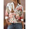 New Women's Casual Button Long Sleeve Shirt