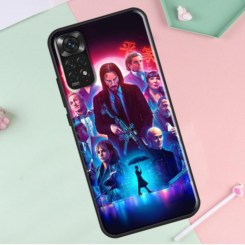 John Wick For Redmi Note 12 Pro Plus Cover For Redmi Note 10 8 9 11 Pro 12S 11S 10S 9S 9C 10C 12C Case