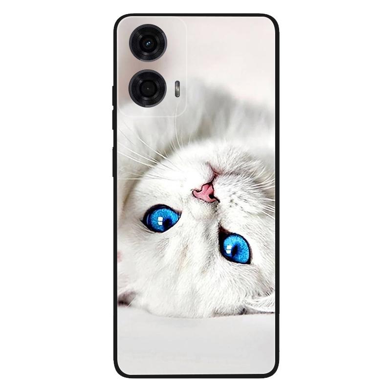 For Moto G85 5G Case TPU Space Soft Silicone Back Cover Phone Cases For Motorola Moto E14 MotoG85 Wolf Protective Cool funda
