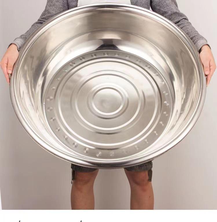 Chiuvetă din oțel inoxidabil 304 pentru uz alimentar: 100cm/90cm Vas pentru frământat aluat, bătut ouă și baie
