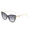 Cat-eye Sunglasses, Metal Frame, Photography Styling Accessory, Blogger Sunglasses
