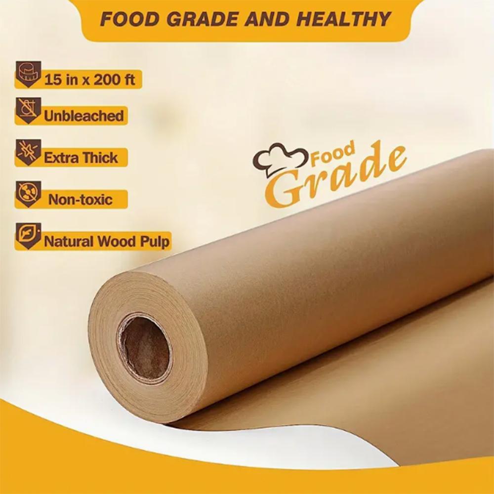 Rectangular Parchment Baking Paper, Silicone Greaseproof Paper, Barbecue & Steamer Paper