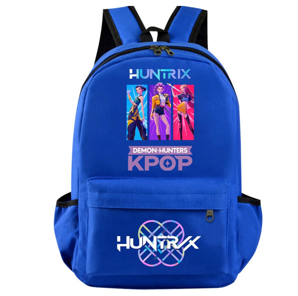 New Cartoon Kpop Demon Hunters Printed Backpack for Teenager Student Girl Boy Bookbag Schoolbag Women Large Capacity Travel Bag Kid Gift Rucksak