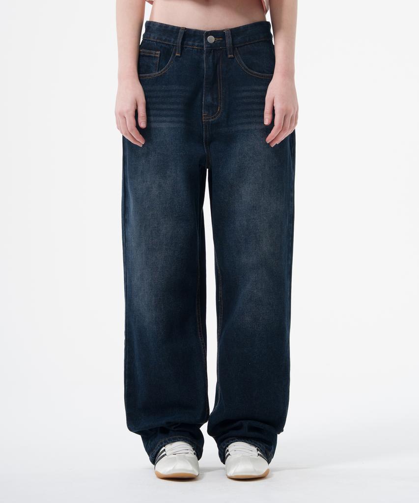 Descheuis Everyday Washed Relaxed Denim Pants Deep Blue (Type A)