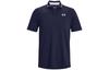 Polo Shirts Men's Marine Blue Polo Collar Moderate Straight Fit 1377364-410