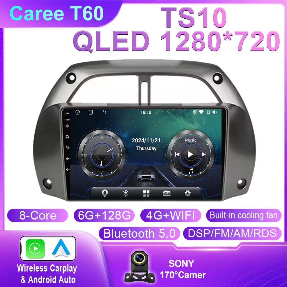 Android 14 For Toyota RAV4 Rav 4 2001 2002 2003 2004 2005 2006 Car Radio Multimedia Player Wireless Carplay Stereo GPS NO 2 DIN